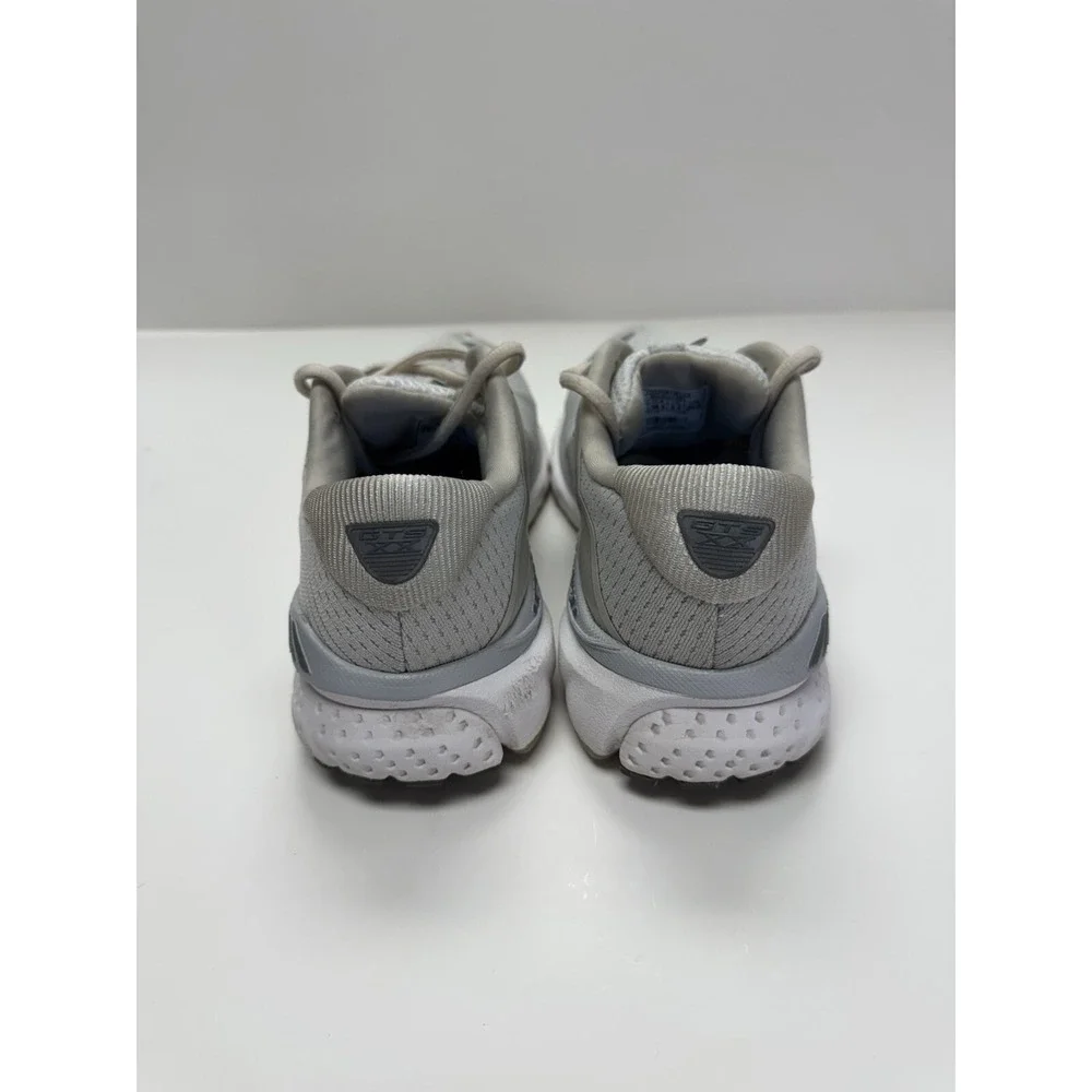 Brooks‎ Adrenaline GTS 20 White Silver Running Shoes Women's Size 7 Medium B